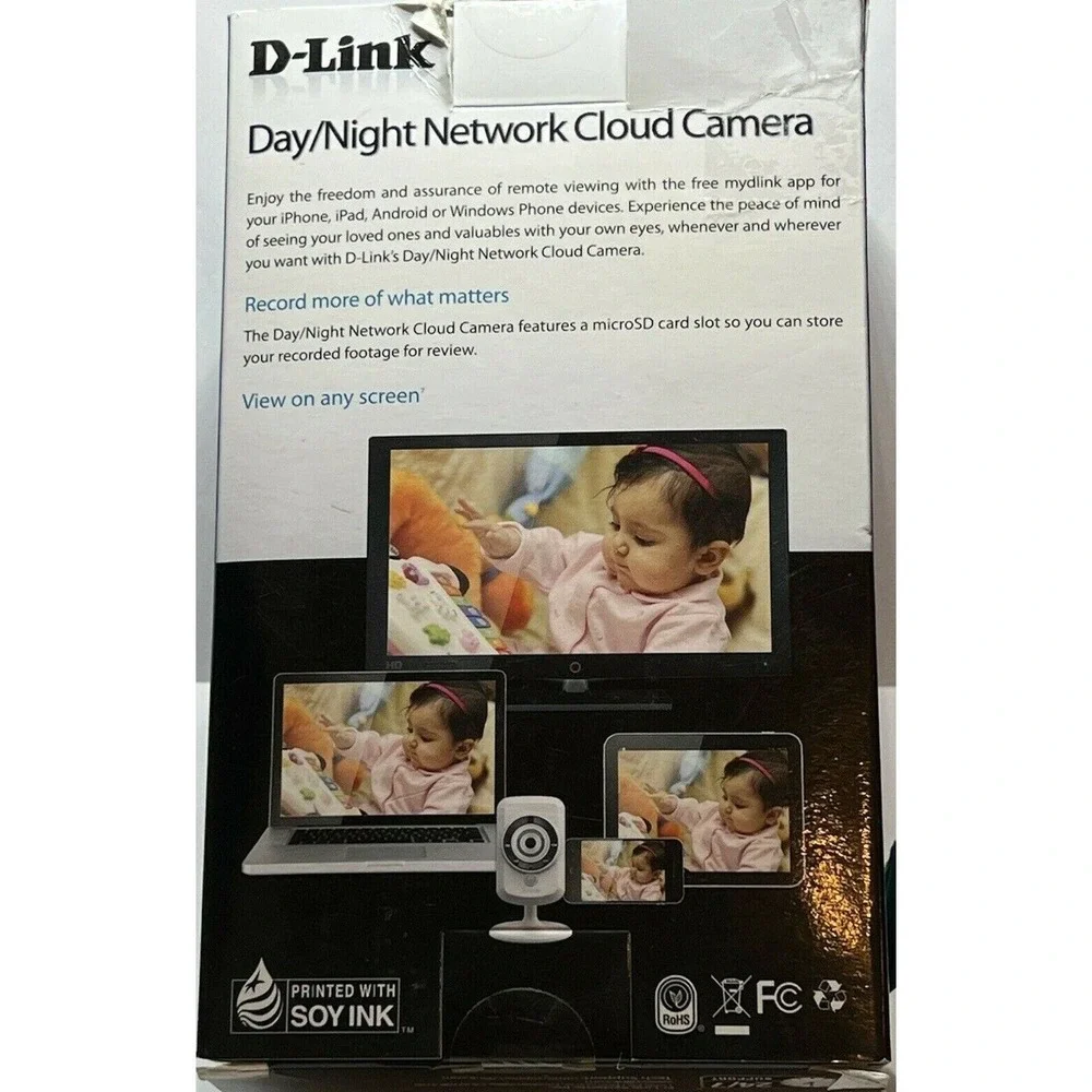 D-Link Record & Playback Wi-Fi Camera with Remote Viewing (DCS-942L)